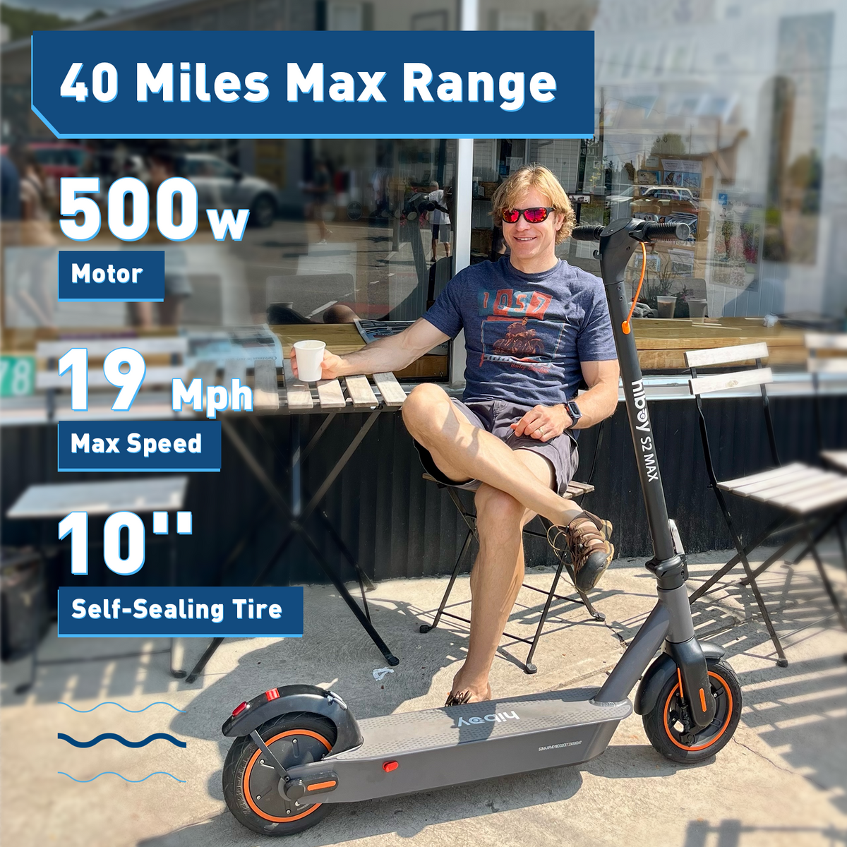 Hiboy S2 MAX Electric Scooter - view 2