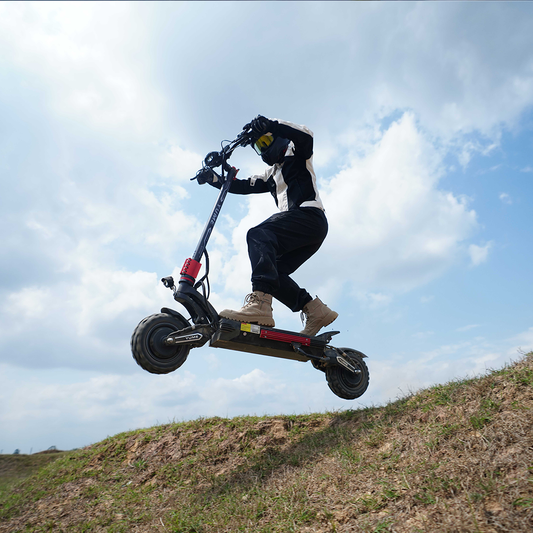 YUME Raptor2 electric scooter front quarter view