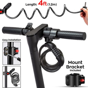 KuKirin Coiled Cable Lock