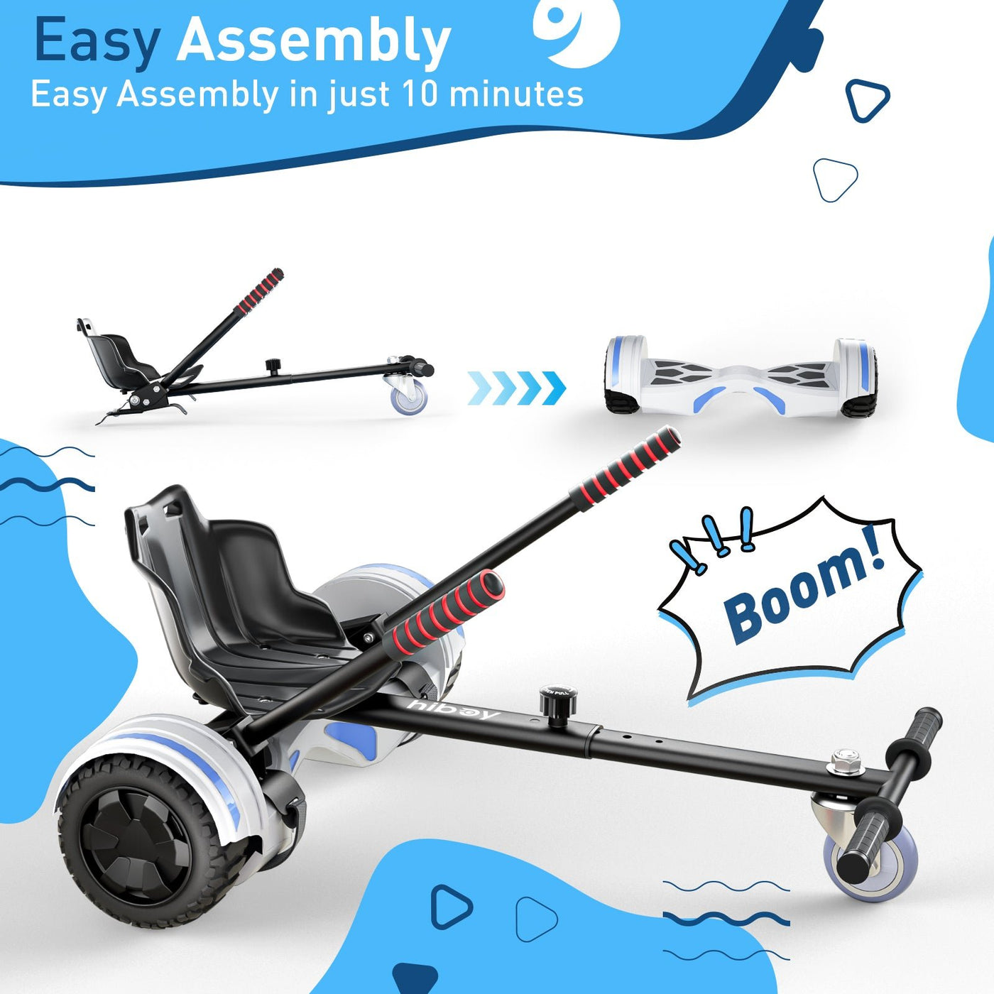 Hiboy HC-01 Hoverboard Seat Attachment for Kids & Adults - view 22