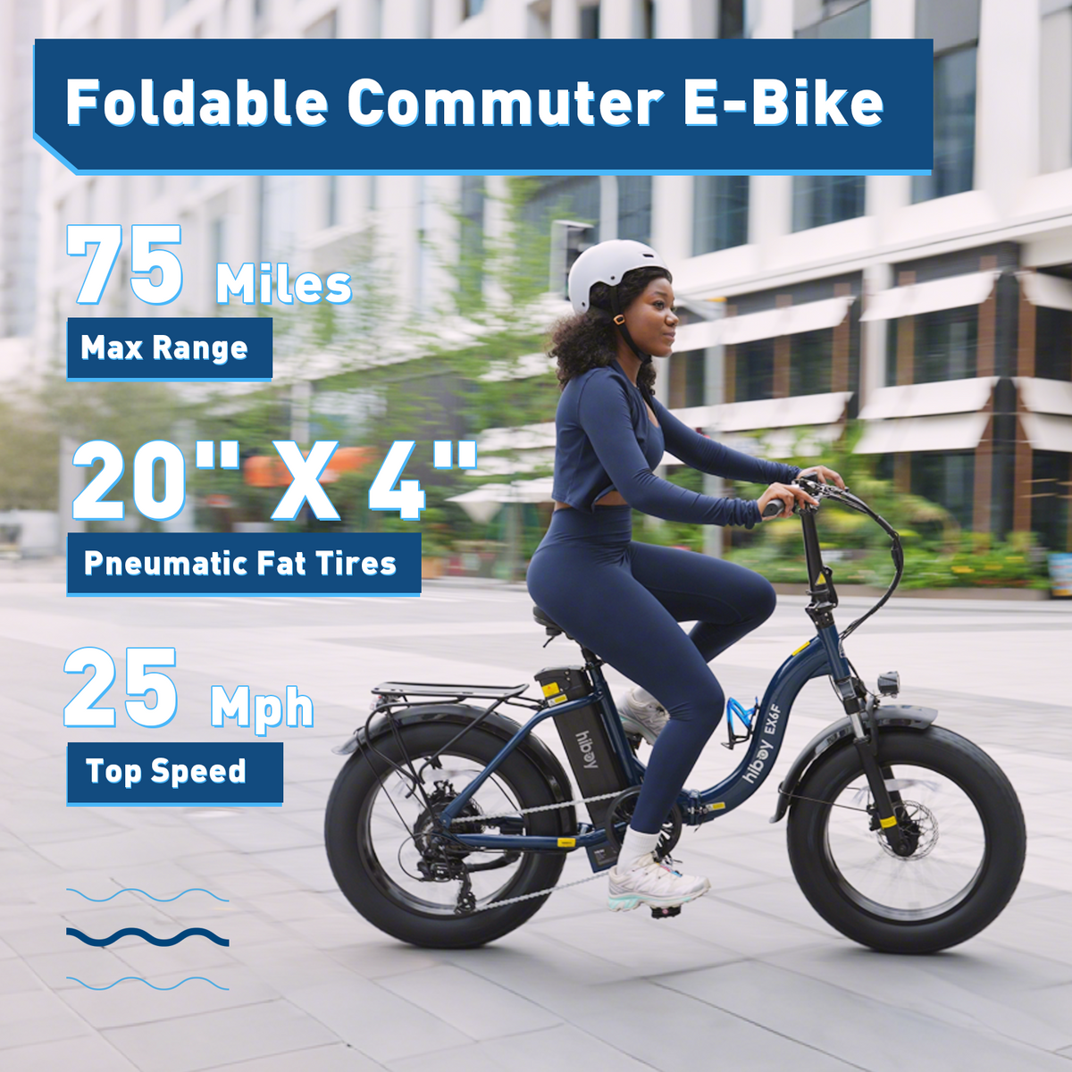 Hiboy EX6F Low-Step Foldable Electric Bike - view 2