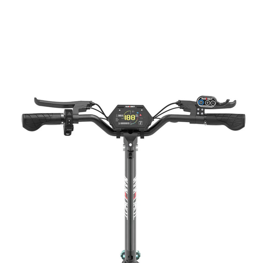 Nanrobot Lighting Pro electric scooter with dual motors and enhanced lighting for safety