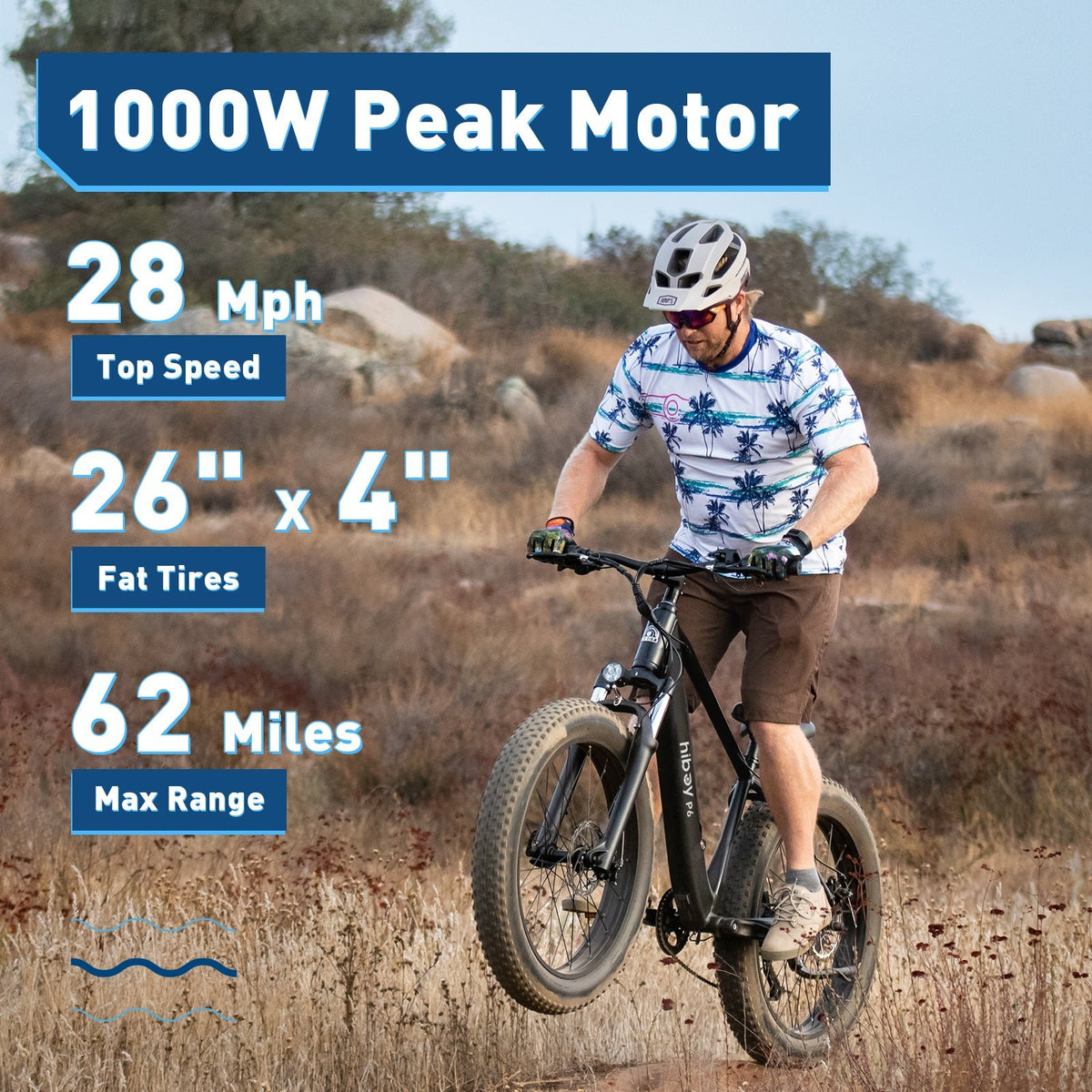Hiboy P6 Fat Tire Electric Bike - view 2