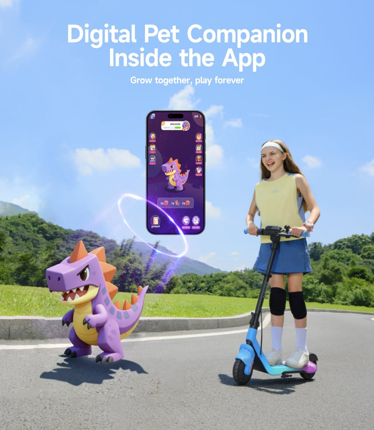 NAVEE K100 Max | Smart Kids Electric Scooter with Find My - view 12
