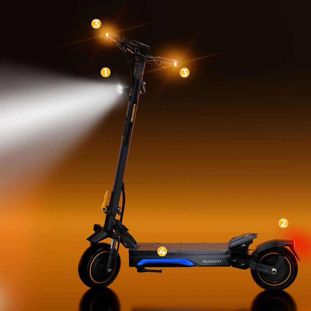 Ausom K20 Pro (Laluz 2 Pro) Dual Motor E-Scooter - view 10