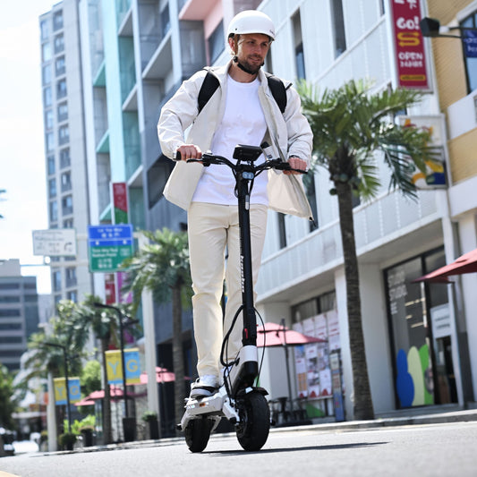 Kaabo Mantis King Pro Electric Scooter, ridden