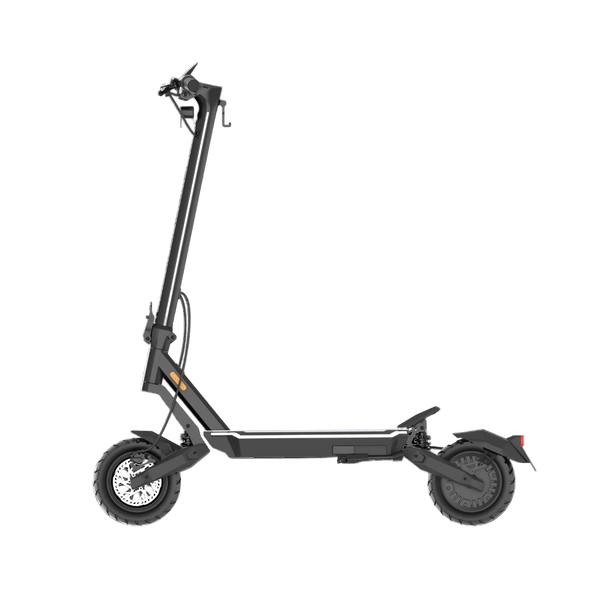 Punk Roamer electric scooter side elevation in black