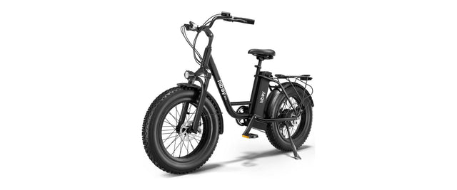 Hiboy EX6 step-through fat tire e-bike, front three-quarter view on a white background