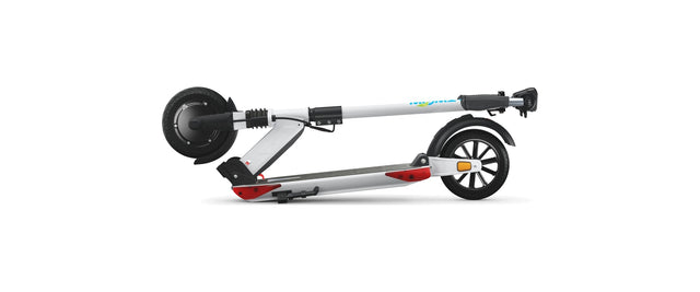 E-TWOW Booster ES electric scooter folded flat, studio side view
