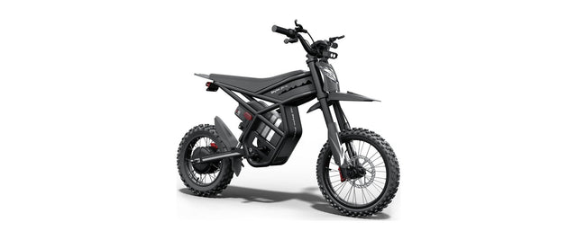 Riding'times GT54 Pro electric dirt bike, studio front three-quarter view