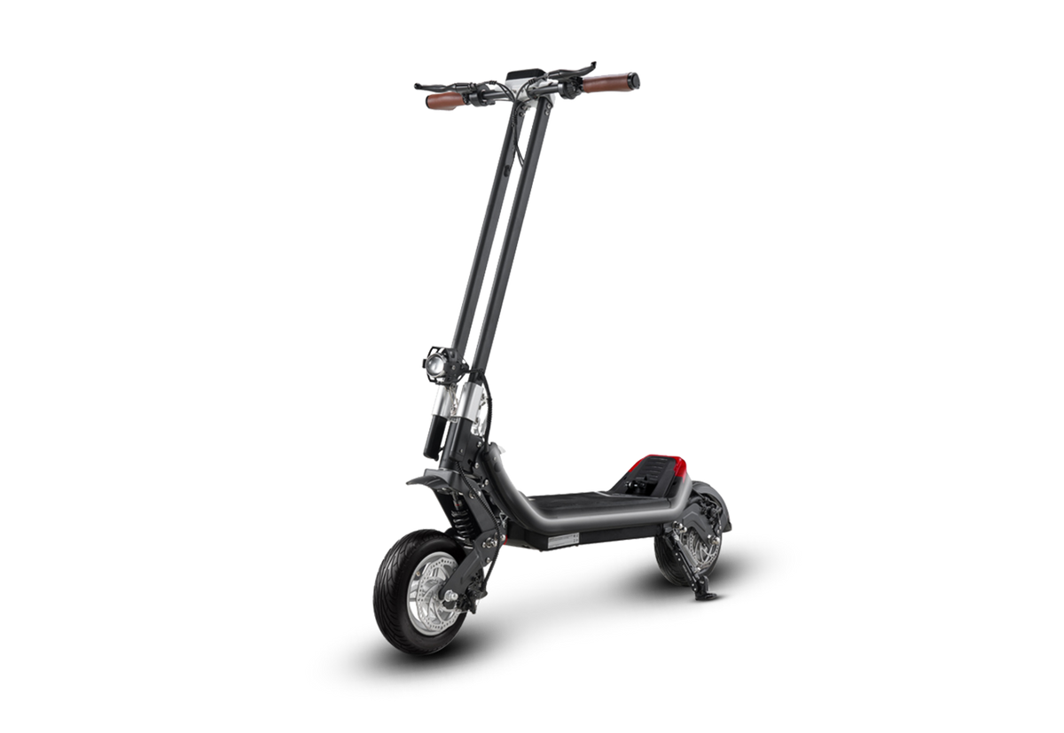 Riding’times G63 Convertible electric scooter studio side view in all-terrain mode