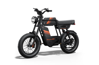 Riding’times GT33 cargo electric bike dual battery studio view from the right