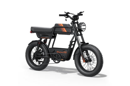 Riding’times GT33 cargo electric bike single battery studio view from the left rear