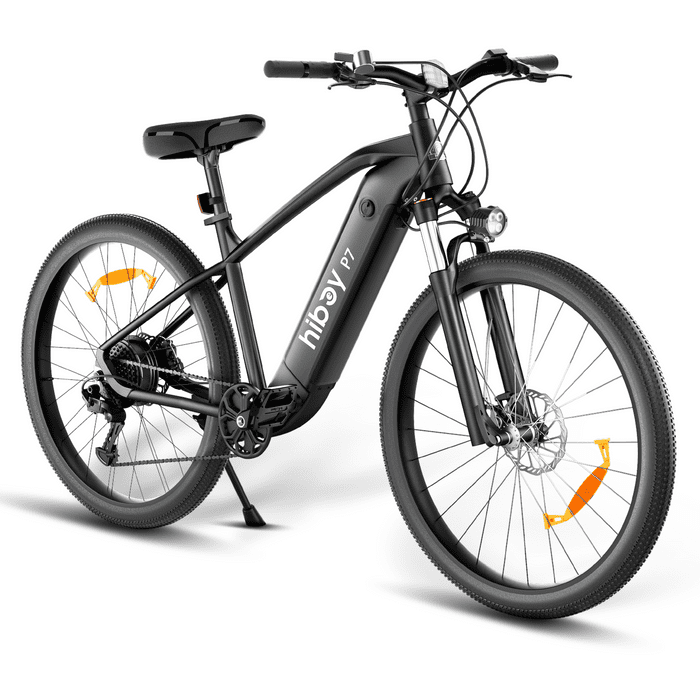 Black electric bicycle with 'Hiboy' branding on a white background