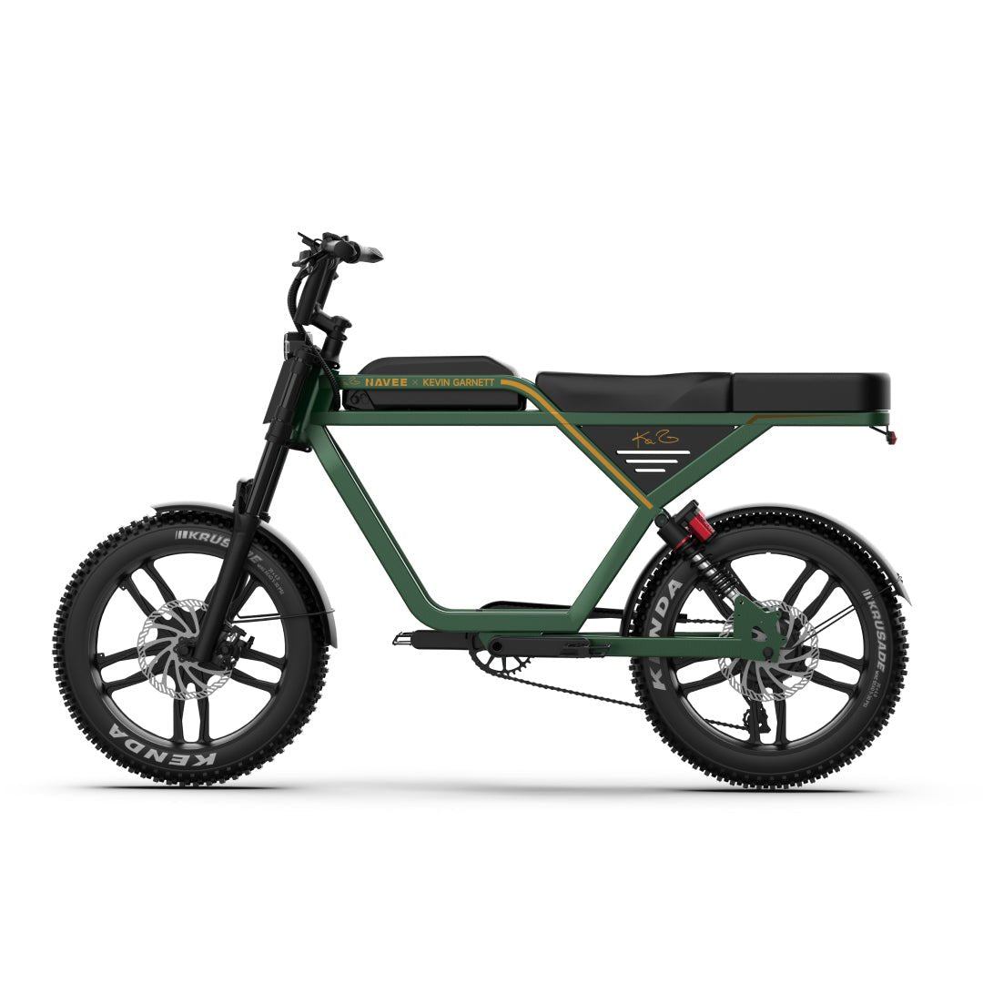 NAVEE KG05 Moped-Style Fat Tire Electric Bike - view 2
