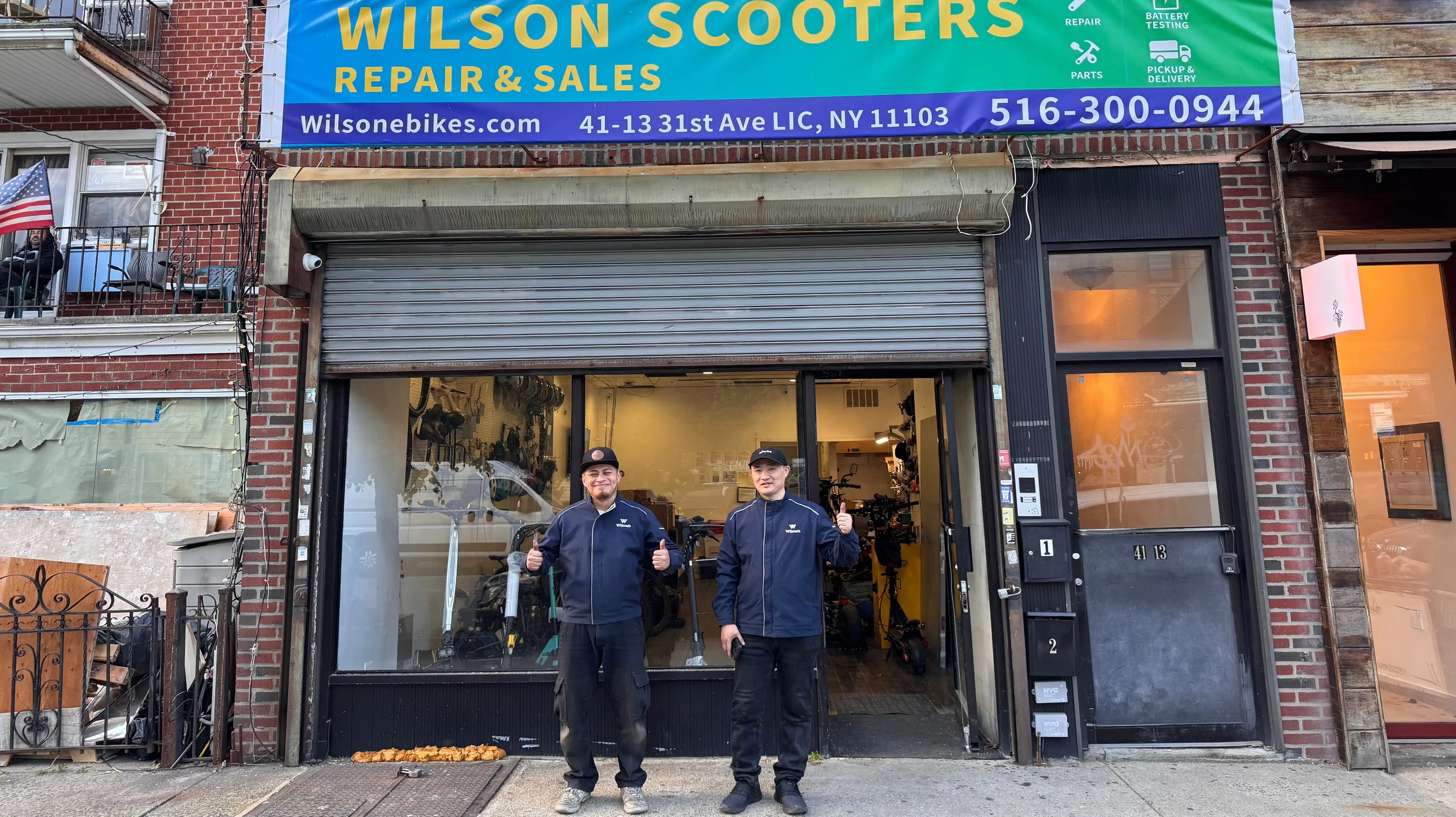Wilson's Electric Scooters & E-Bikes — Long Island City, NY store