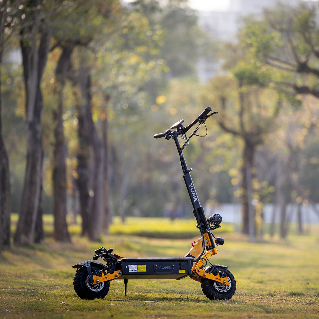 YUME X11+ electric scooter deck and rear suspension
