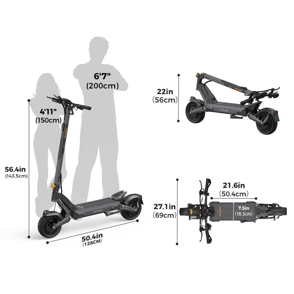 Ausom L2 Max Dual Motor E-Scooter - view 14