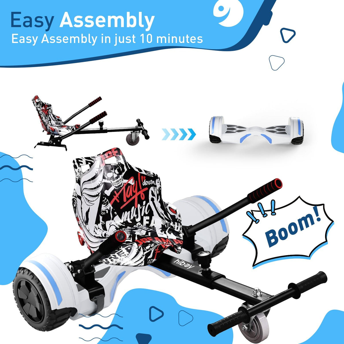Hiboy HC-01 Hoverboard Seat Attachment for Kids & Adults - view 15