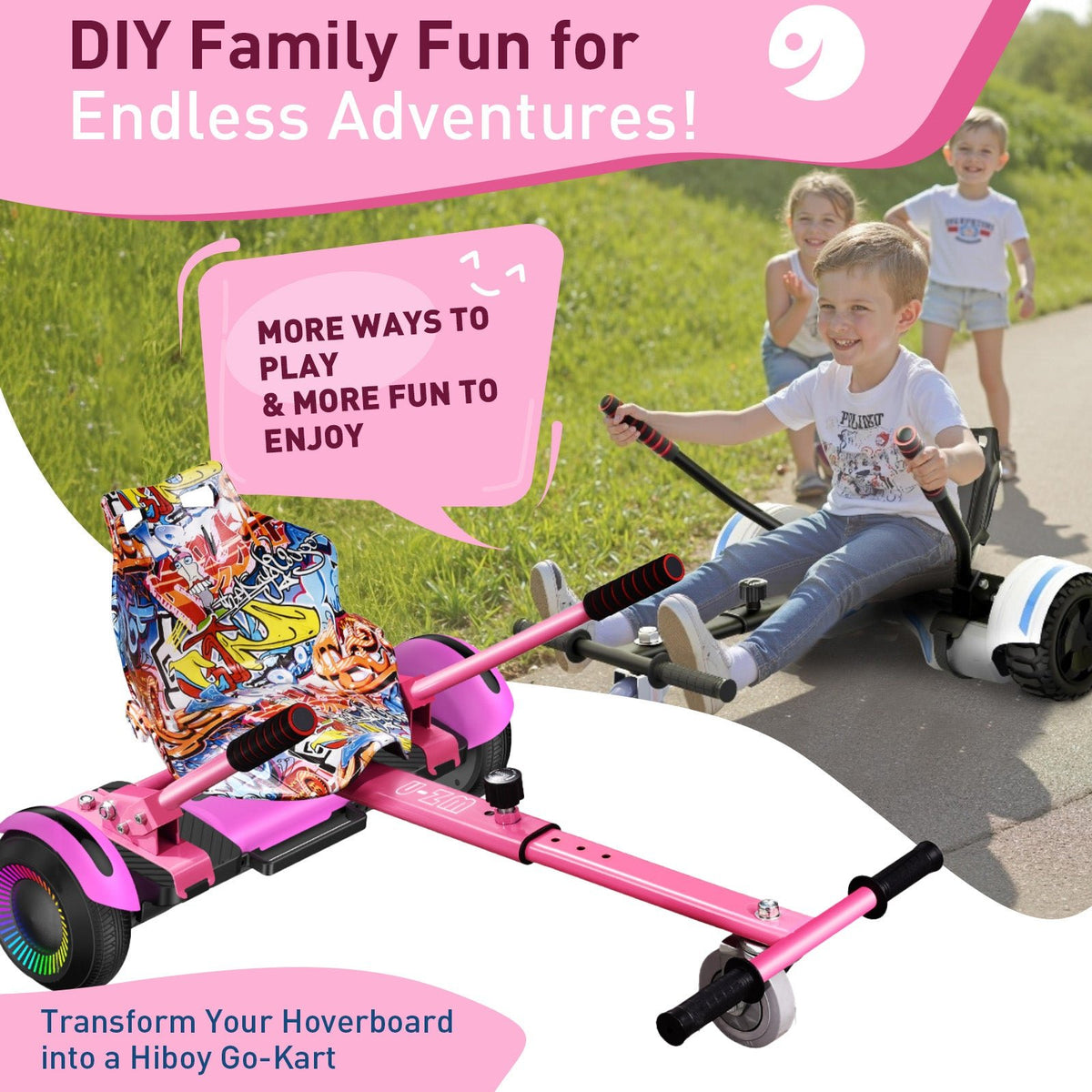 Hiboy HC-01 Hoverboard Seat Attachment for Kids & Adults - view 7