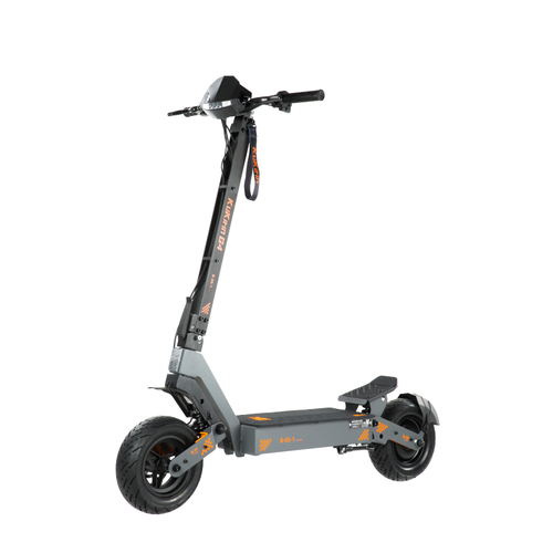 KuKirin G4 electric scooter, studio front three-quarter view