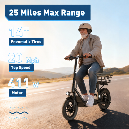Hiboy U3 Seated Electric Scooter - view 2