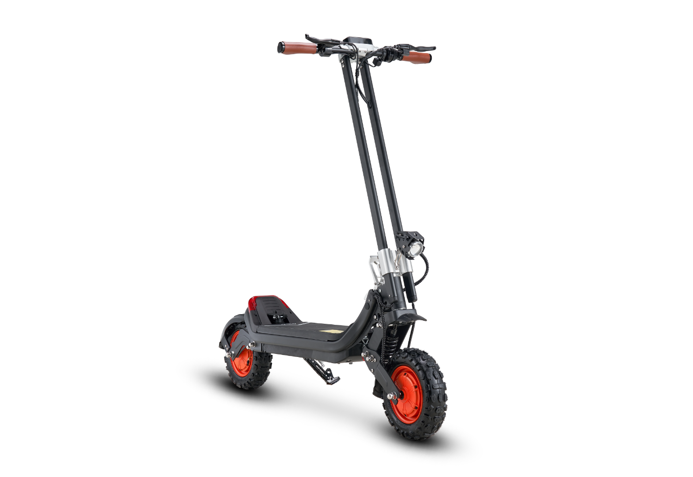 Riding’times G63 dual motor electric scooter studio view from the front