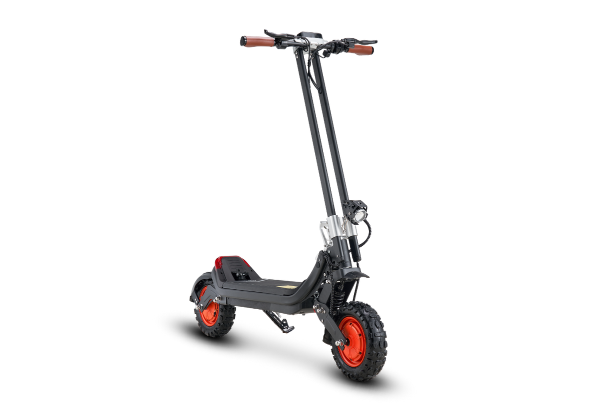 Riding’times G63 dual motor electric scooter studio view from the front