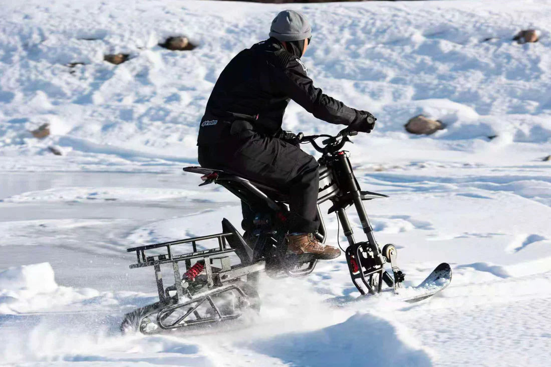 People with Riding’times GT73 Pro Snow Track Kit