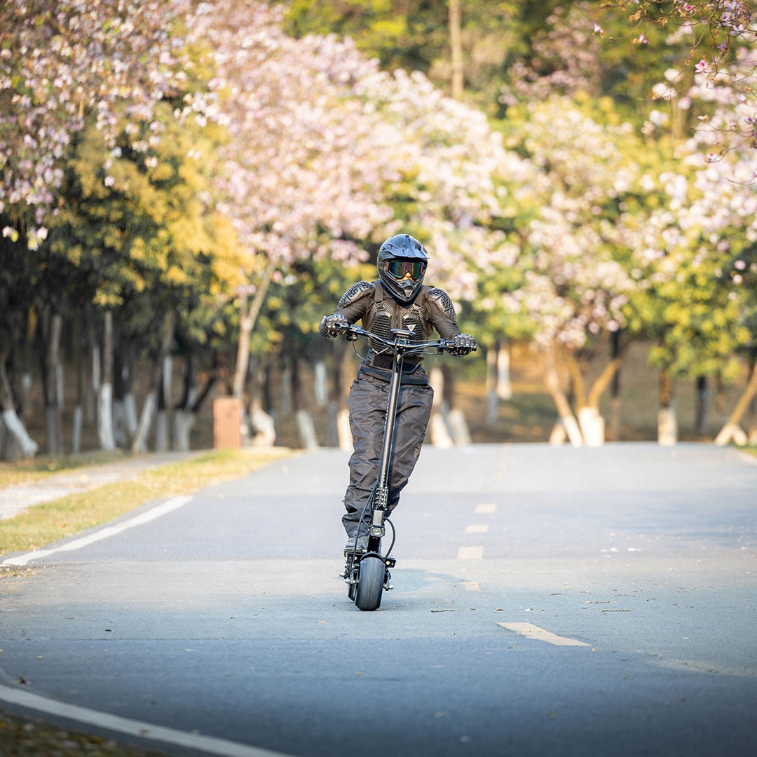 YUME Hawk Pro electric scooter rear quarter view