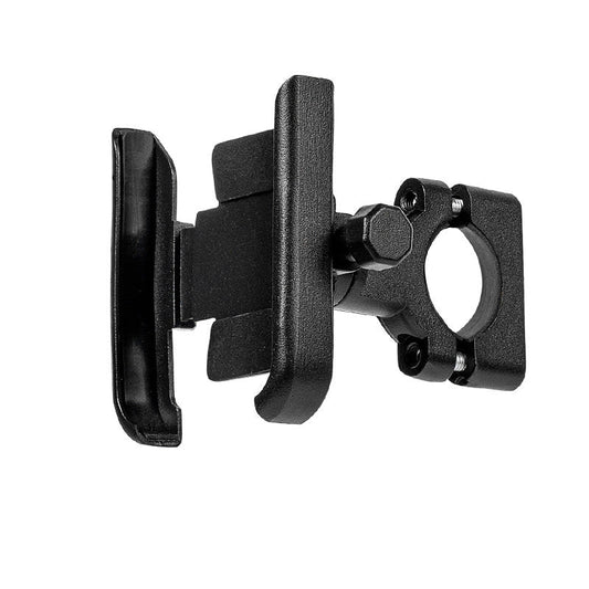 Nanrobot phone holder in black with its handlebar clamp