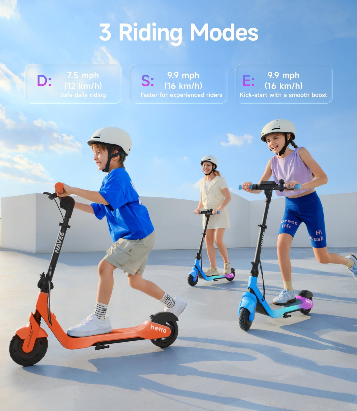NAVEE K100 Pro | Foldable Kids Electric Scooter - view 6