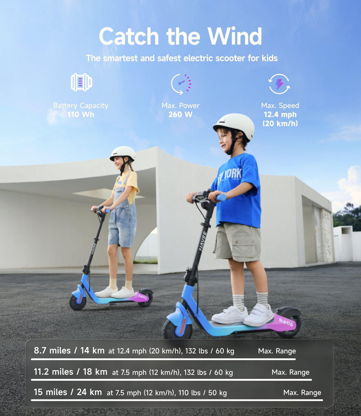 NAVEE K100 Max | Smart Kids Electric Scooter with Find My - view 7