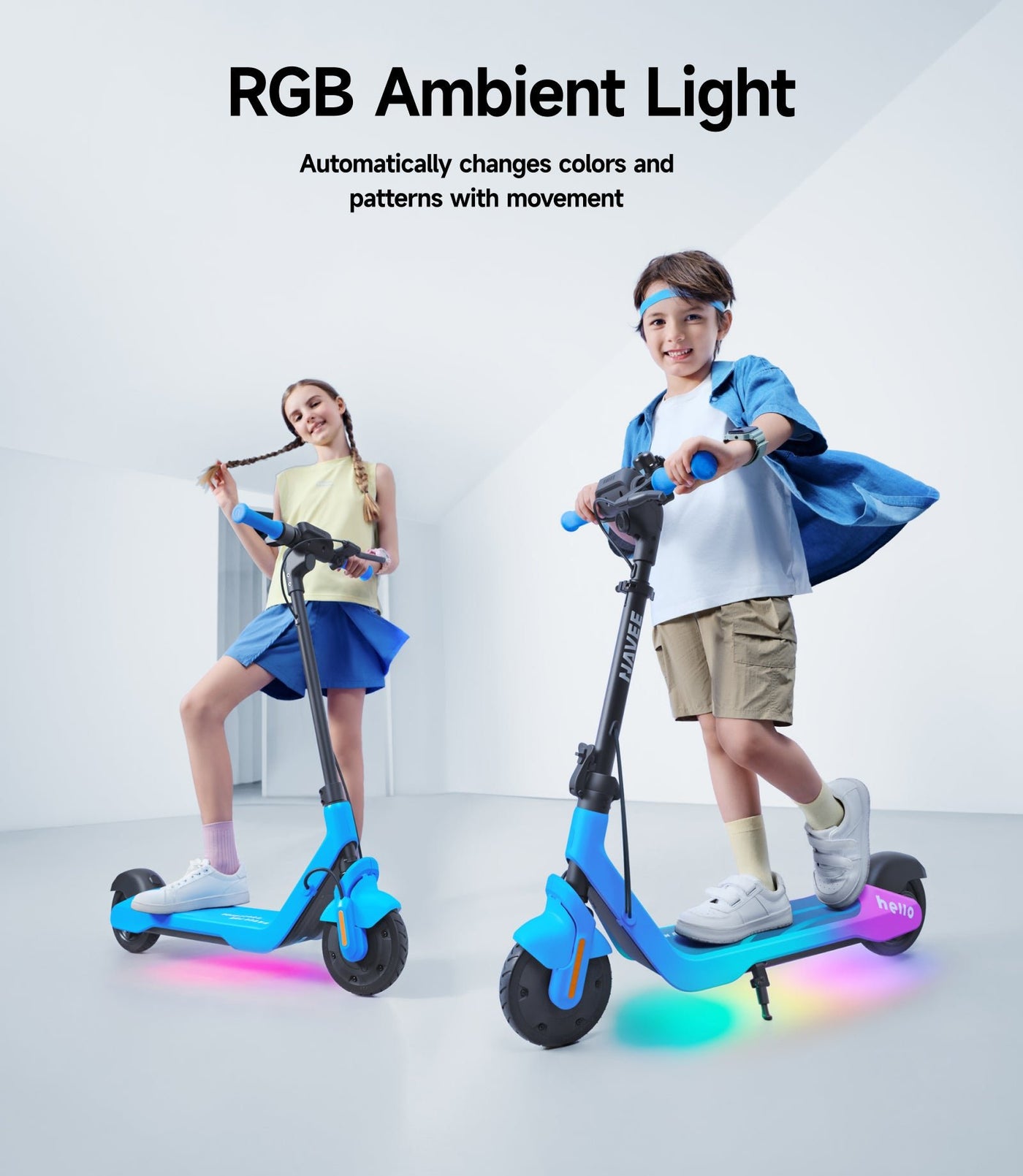 NAVEE K100 Max | Smart Kids Electric Scooter with Find My - view 6