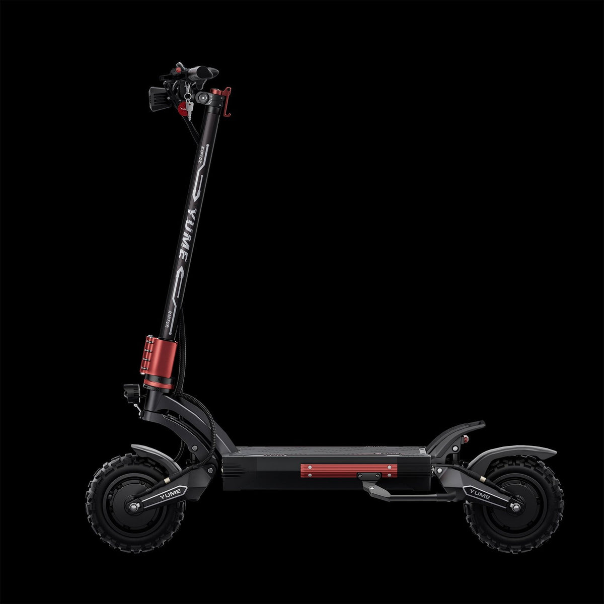 YUME Raptor2 electric scooter front hydraulic brake detail
