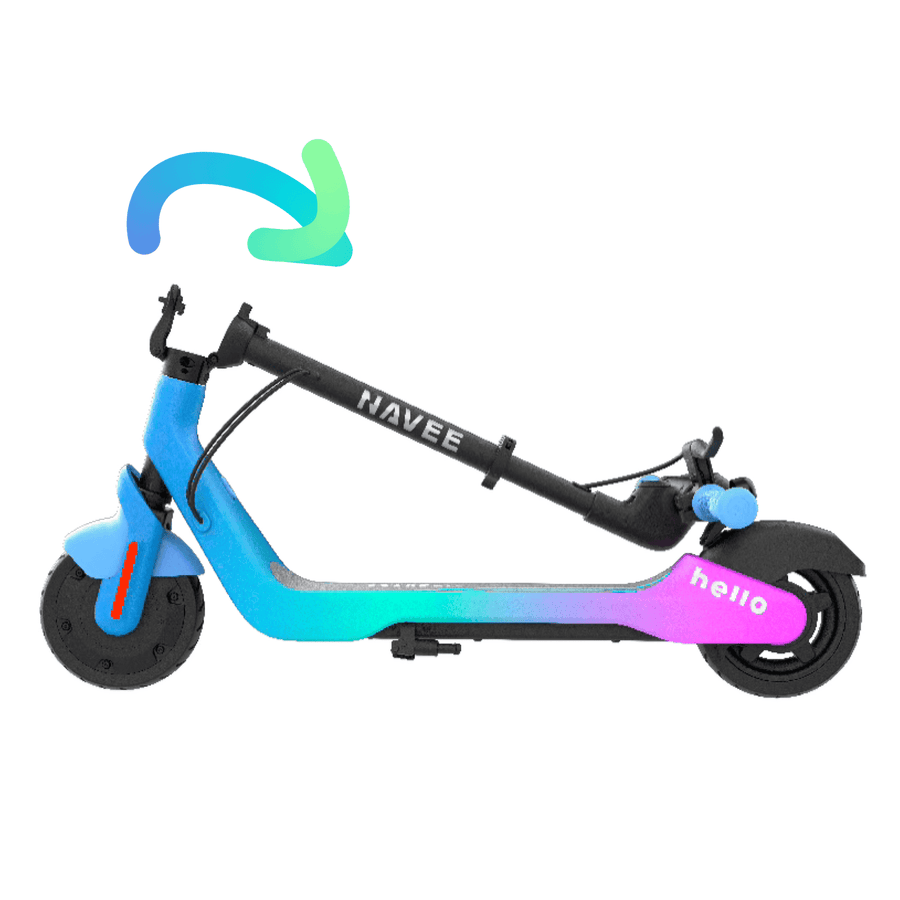 NAVEE K100 Max | Smart Kids Electric Scooter with Find My - view 4