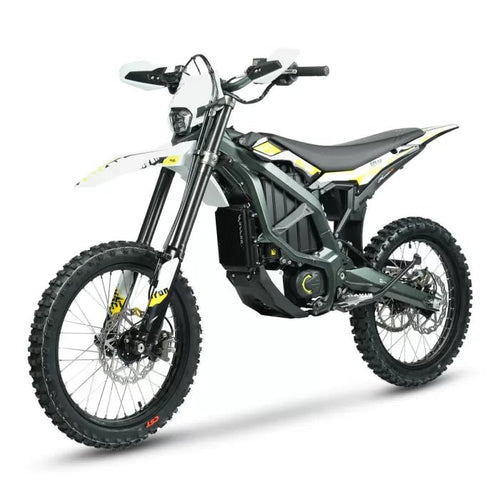Surron Ultra Bee electric dirt bike, Black Edition, side view
