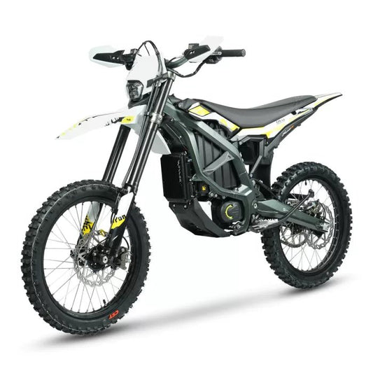 Surron Ultra Bee electric dirt bike, Black Edition, side view