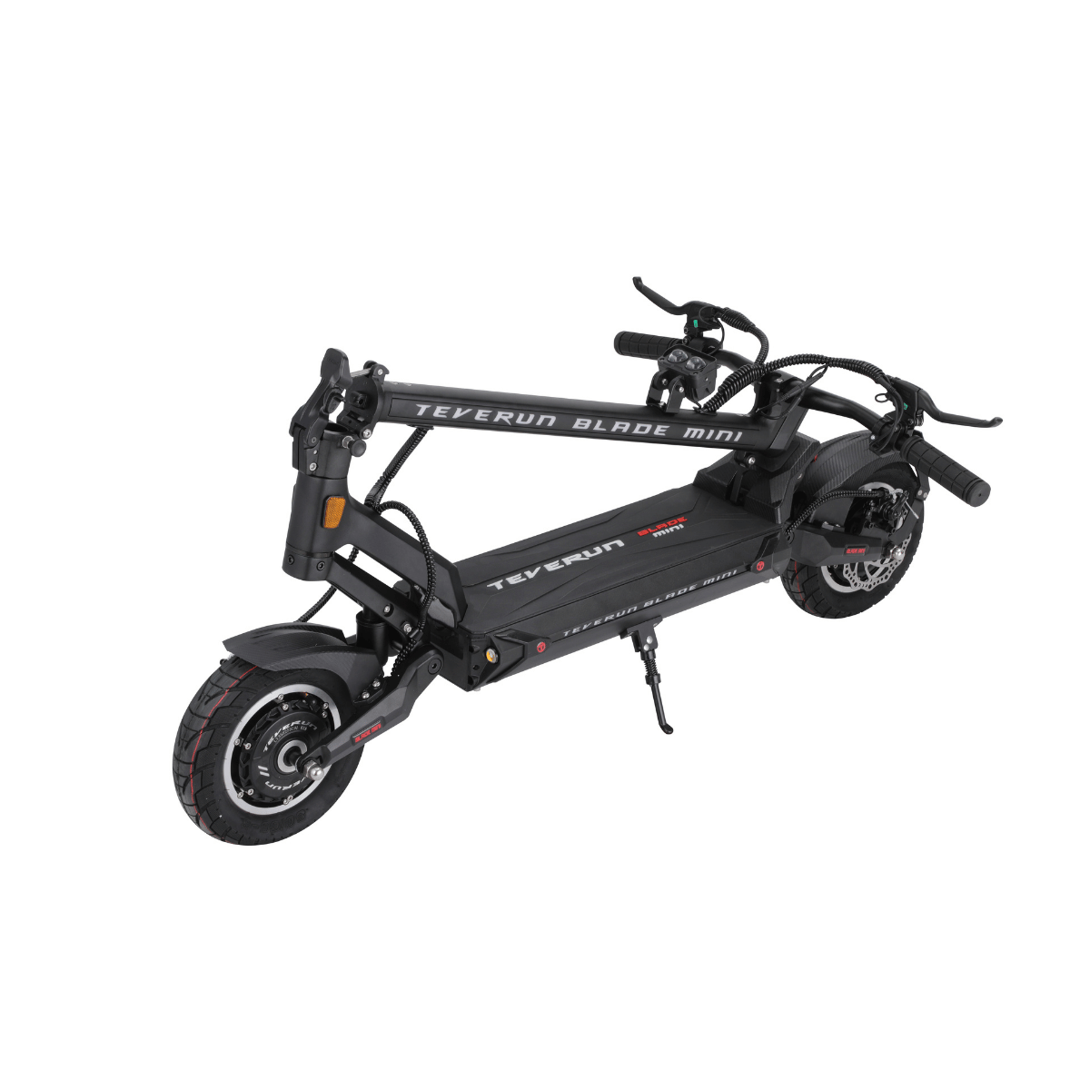 Teverun Blade Mini Pro electric scooter black and yellow dual motors tubeless tires urban commuter