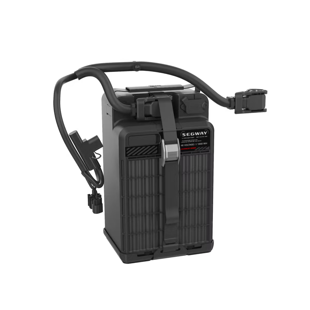 Segway Xyber Battery with shipping and installation details and hazmat processing notice
