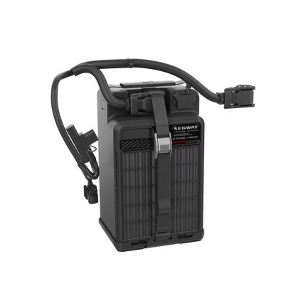 Segway Xyber Battery with shipping and installation details and hazmat processing notice