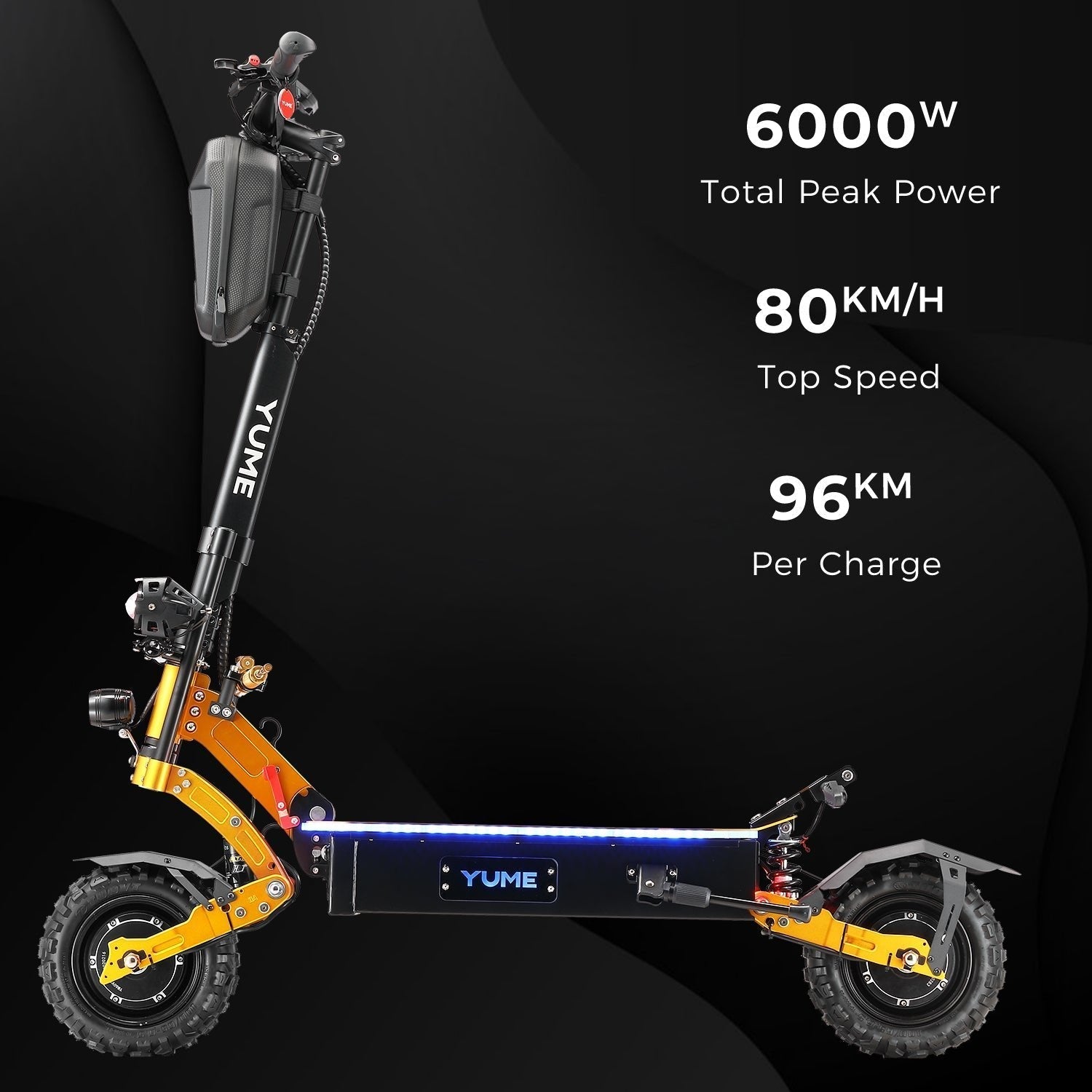 yume YUME X11+ Electric Scooter | Dual 3000W motors, 50 mph, 60 miles