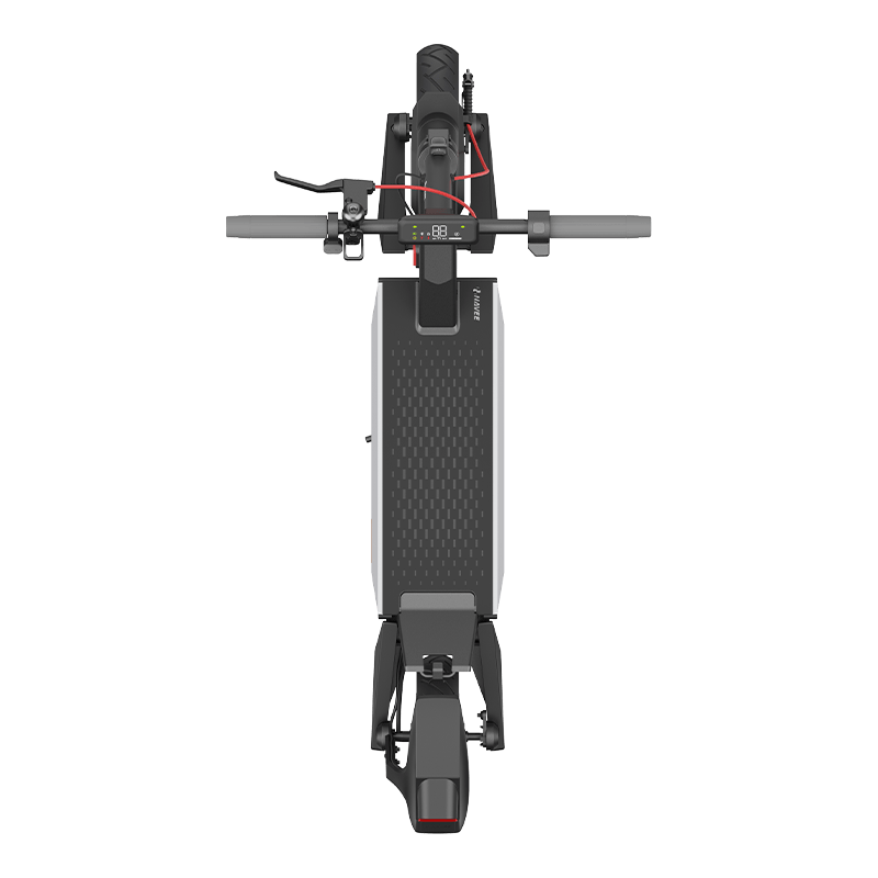 NAVEE S40 Electric Scooter with 600W motor, 10-inch tires, patented suspension, front drum and rear disc brakes, IPX5 water resistance, and NAVEE app connectivity.