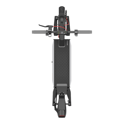 NAVEE S40 Electric Scooter with 600W motor, 10-inch tires, patented suspension, front drum and rear disc brakes, IPX5 water resistance, and NAVEE app connectivity.