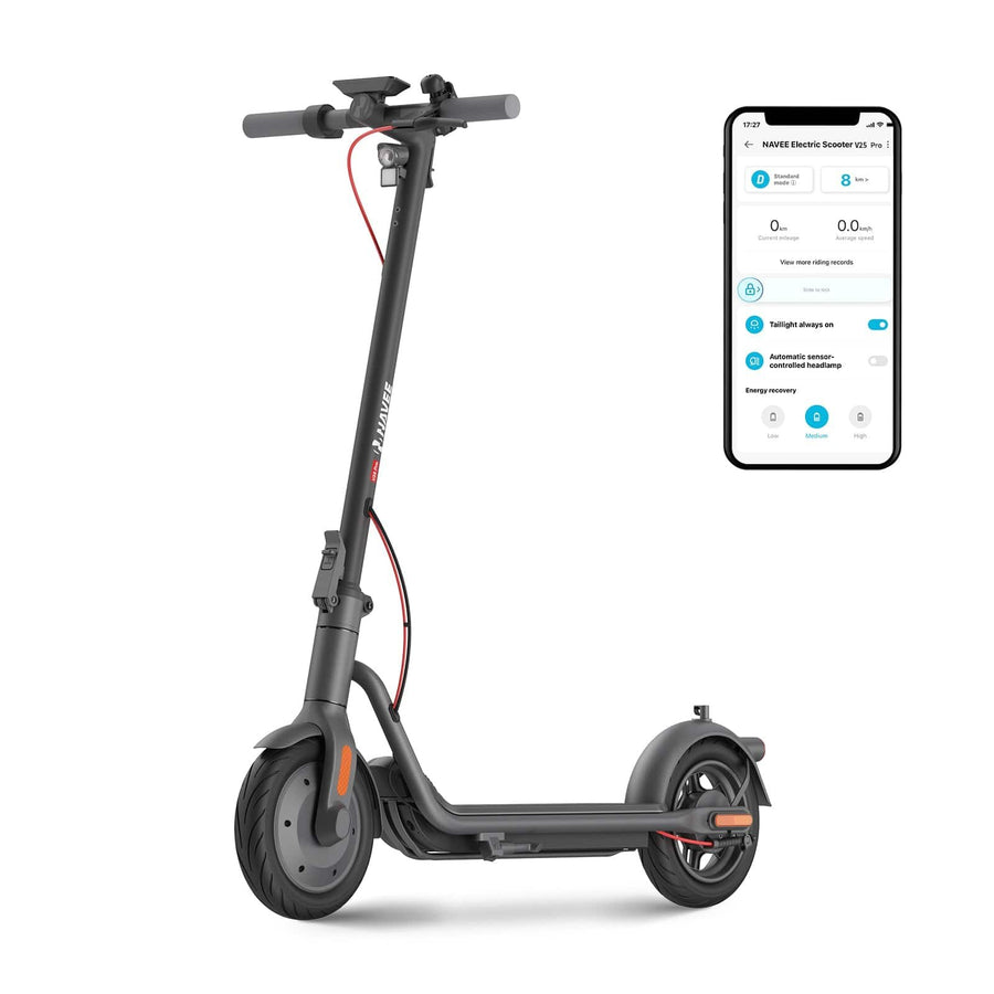 NAVEE V25 Pro Electric Scooter | Rotatable Handlebar | 20mph Max Speed | 600W | Smart App - view 11