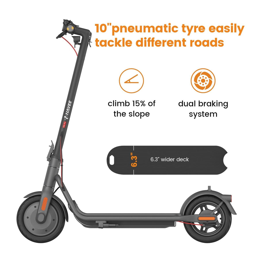 NAVEE V25 Pro Electric Scooter | Rotatable Handlebar | 20mph Max Speed | 600W | Smart App - view 10