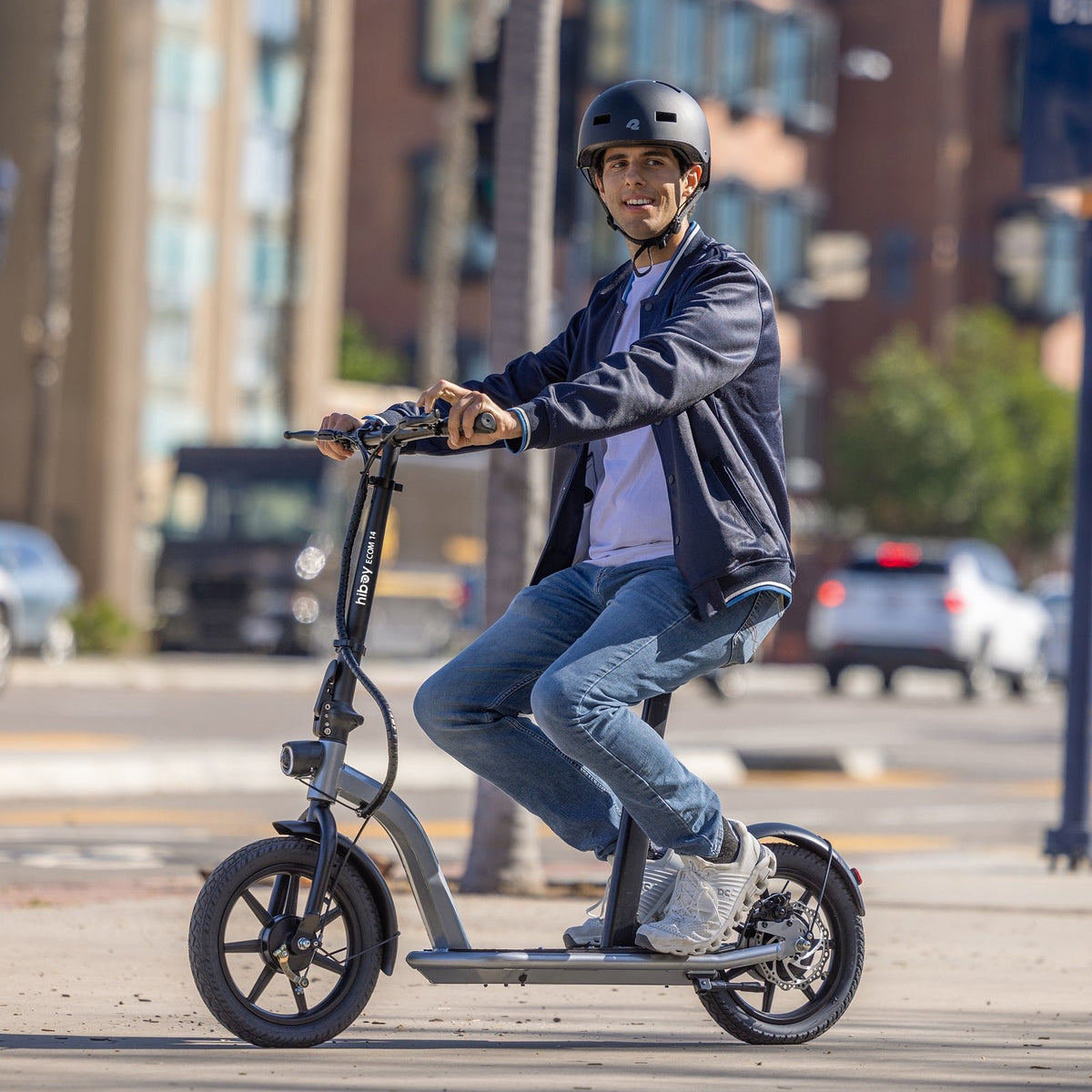 Hiboy ECOM 14 Electric Scooter with Seat and Basket - view 4
