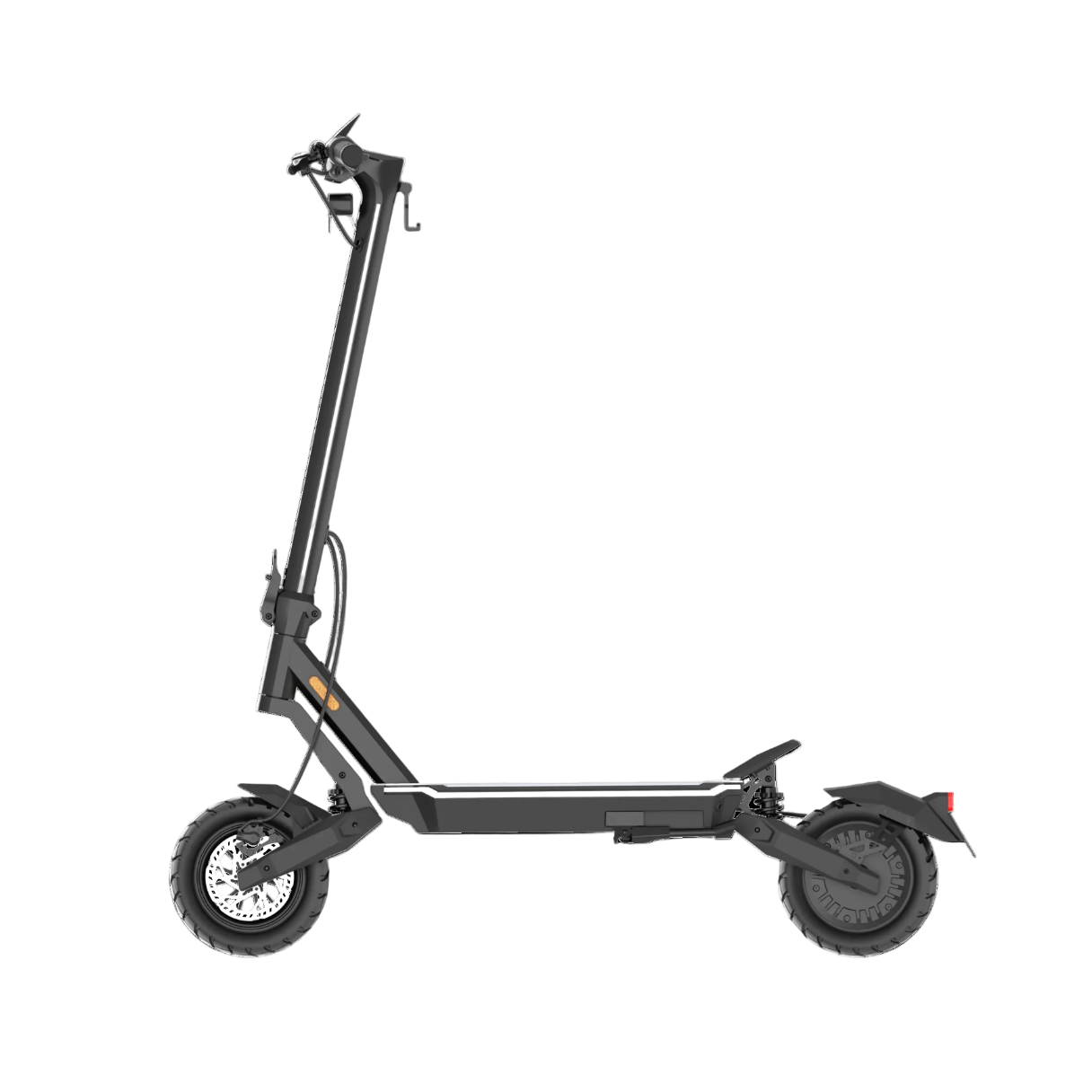 Black Punk Roamer Electric Scooter on a white background