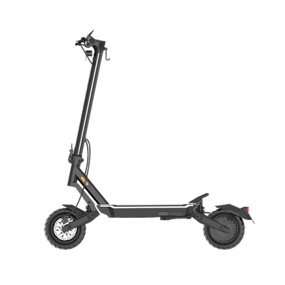 Black Punk Roamer Electric Scooter on a white background