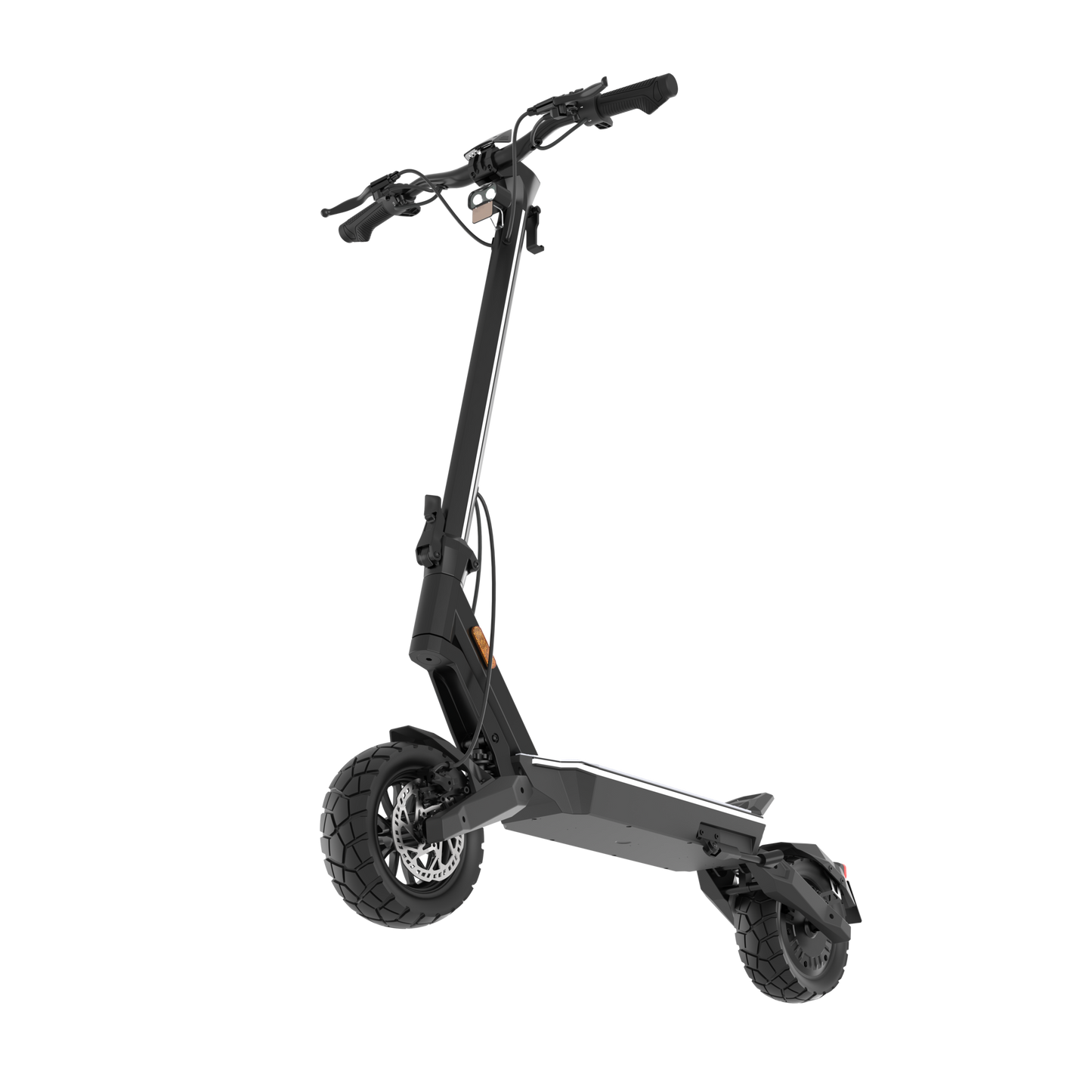 Black Punk Roamer Electric Scooter on a white background